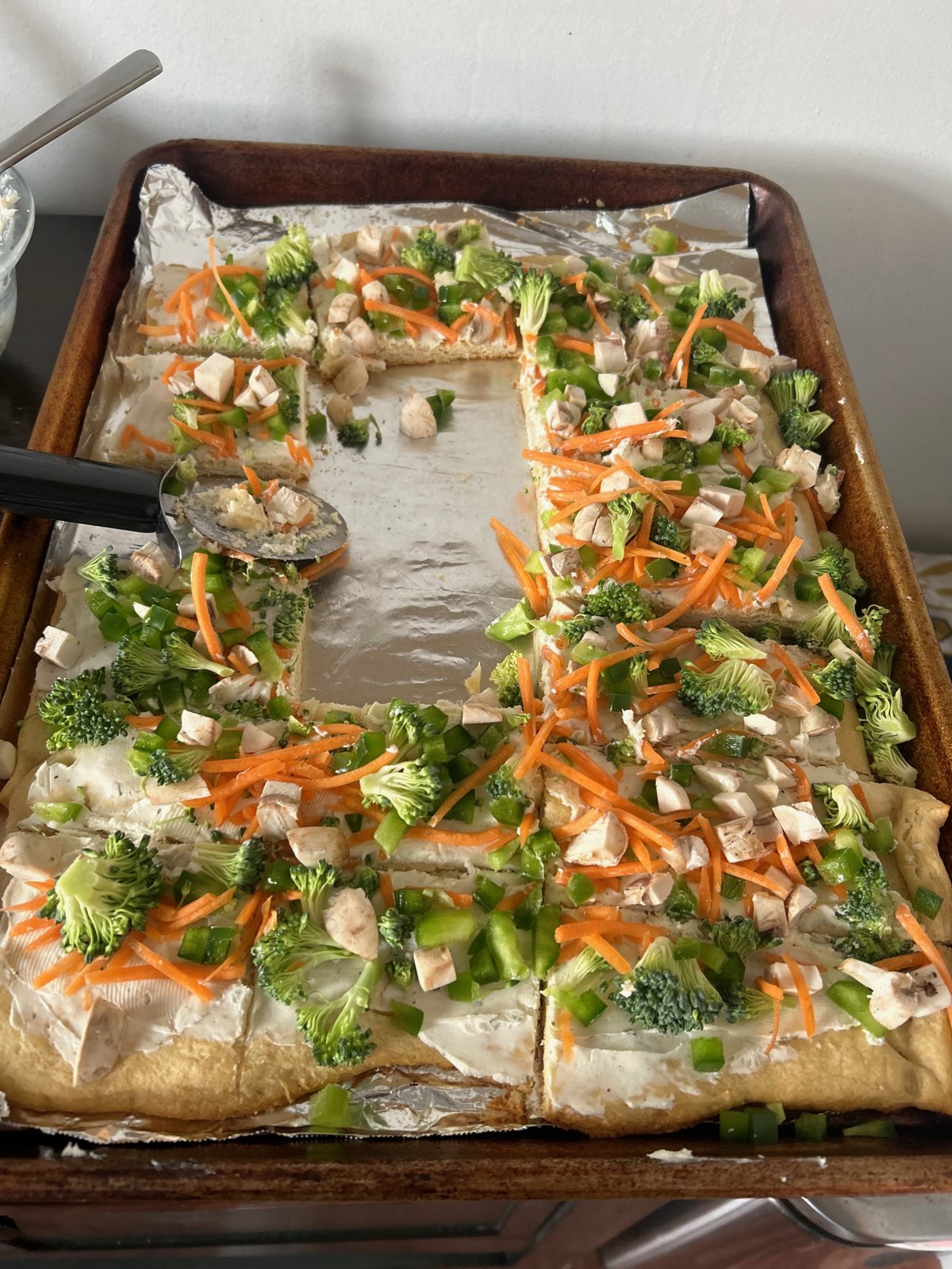 Veggie Weggie aka Vegetable Pizza